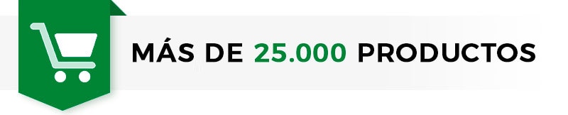 Mas de 25000 productos