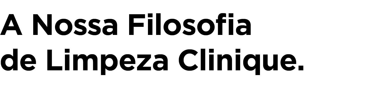 Descubra a Filosofia Clinique, já disponível na loja online El Corte Inglés