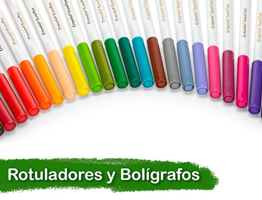 Rotuladores y Bolígrafos Crayola