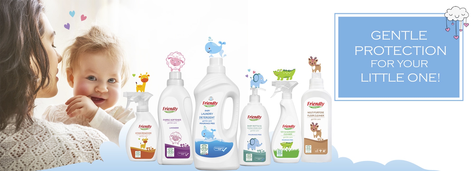 Friendly organic Gentle protection