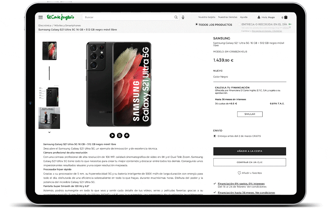 COMPRAR EN UN CLIC