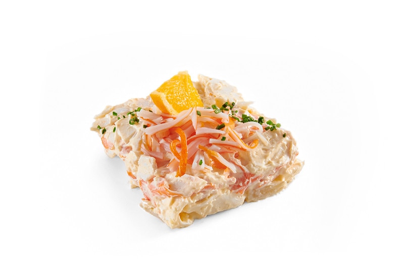 ensalada de cangrejo