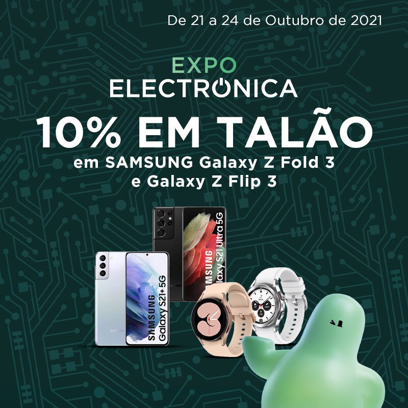 Expo Electrónica Samsung 10% Talão