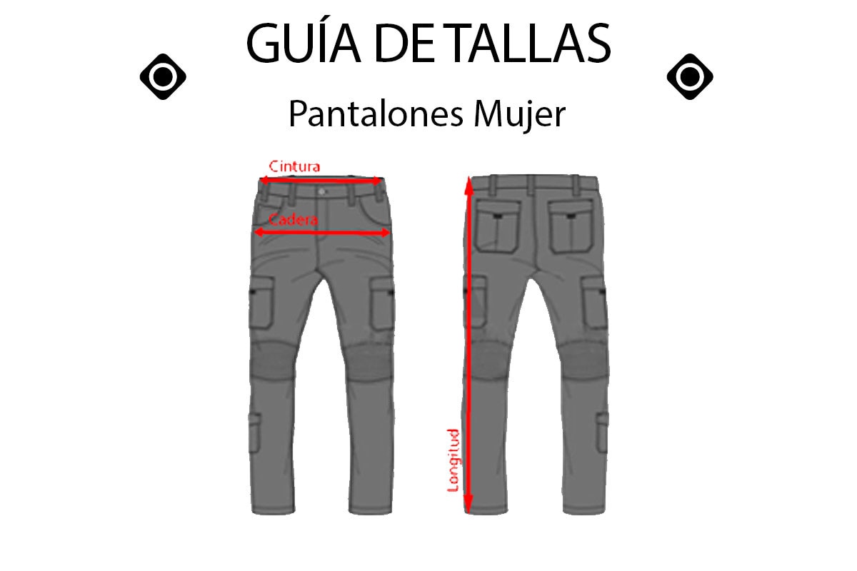 Guias tallas cabecera mujer