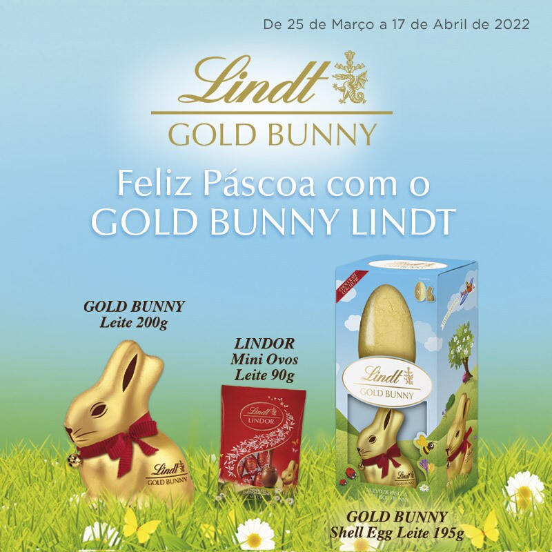 PUB Lindt - Feliz Páscoa com a Gold Bunny Lindt