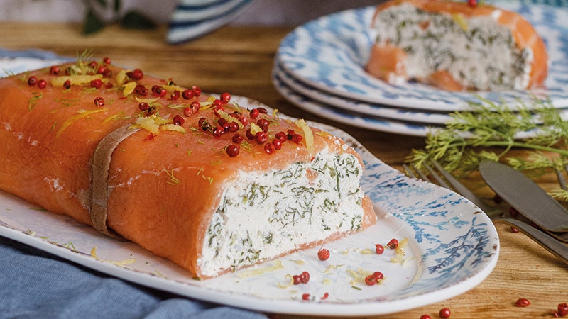 Terrine de Salmão e Espinafres