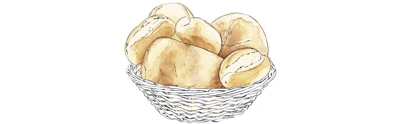 Cafeterías carta sin gluten - Pan