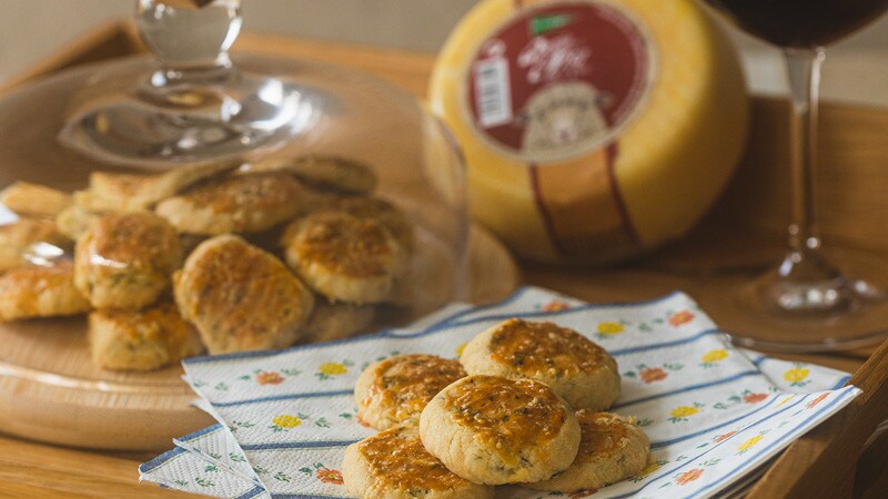 Cookies de queijo de Nisa
