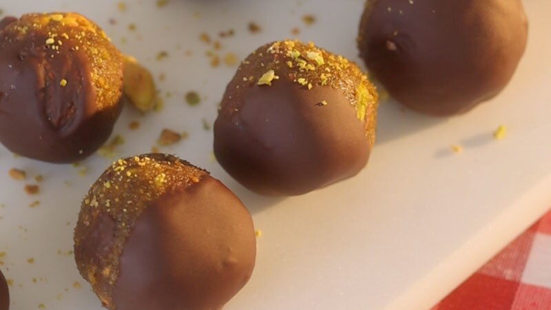 Cookies de Pistacho e Chocolate