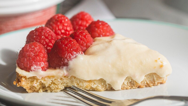 Tarte de Framboesa e Mascarpone