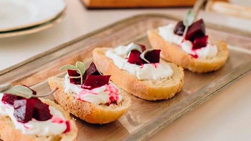 Pinchos de Beterraba