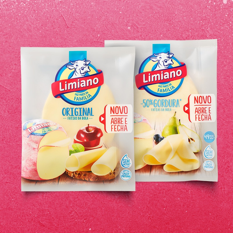 Limiano Fatias - Cortadas directamente da bola, as genuínas fatias Limiano têm um sabor suave e uma textura amanteigada.