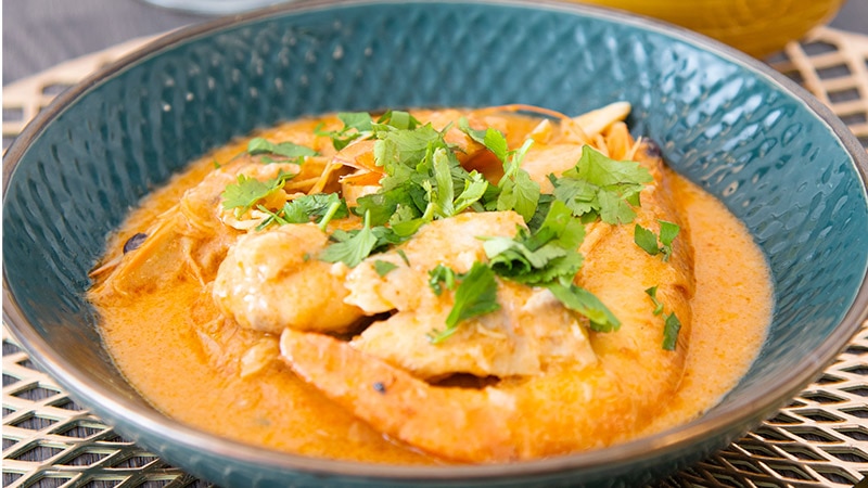 Cremoso de Peixe e Camarão