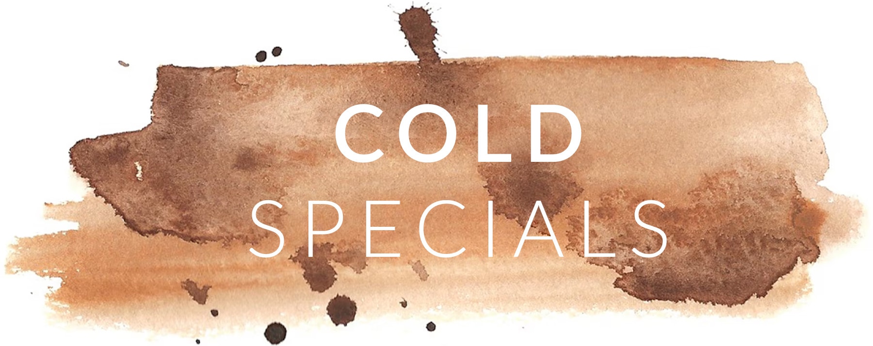 cold specials coffees