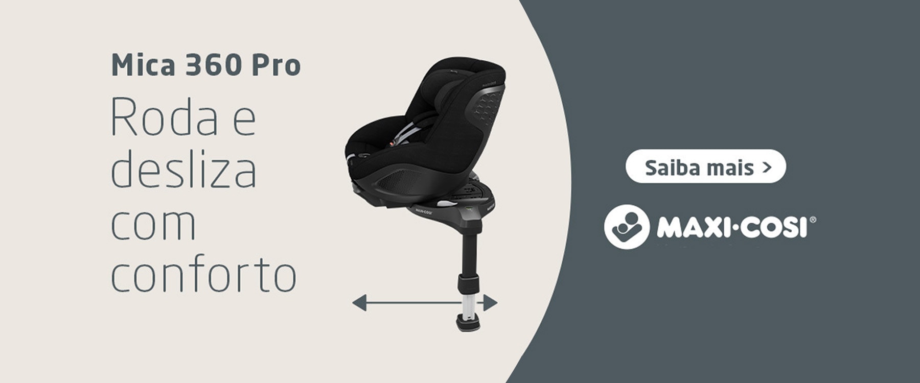 Nova Cadeira Auto Mica 360
