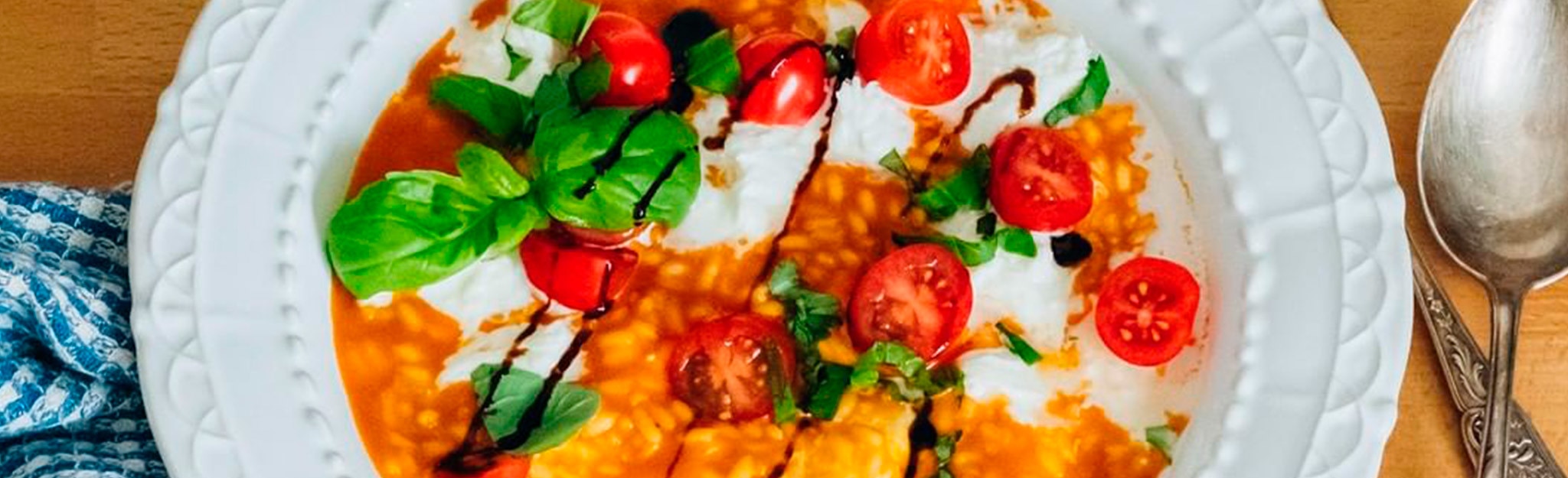 Risotto de Tomate e Mozzarella