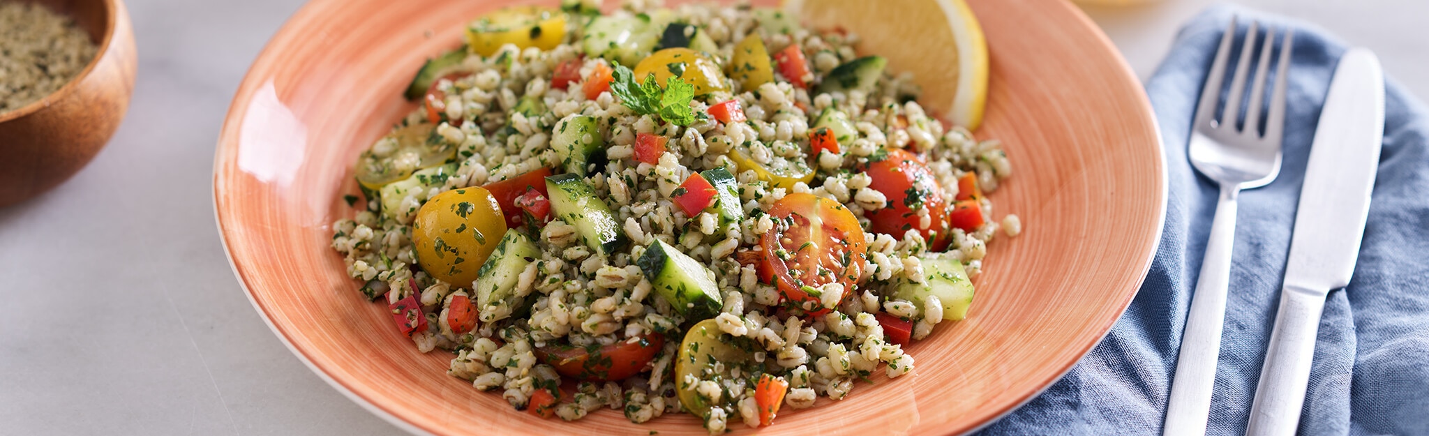 Tabouleh de Cevada e Cânhamo