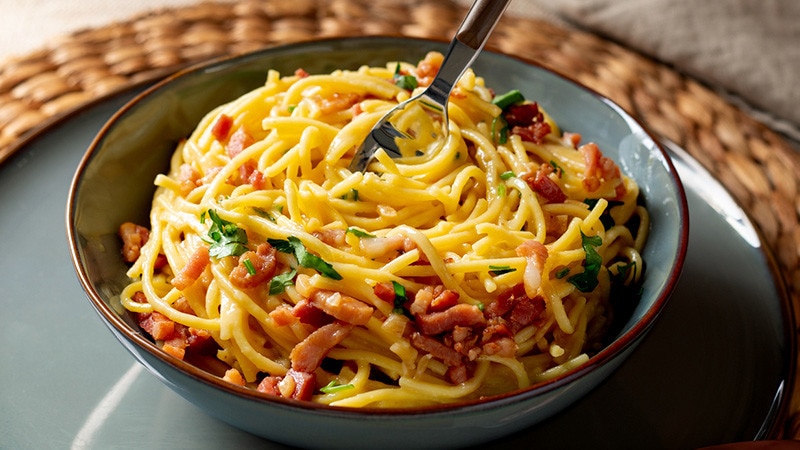 Esparguete alla carbonara