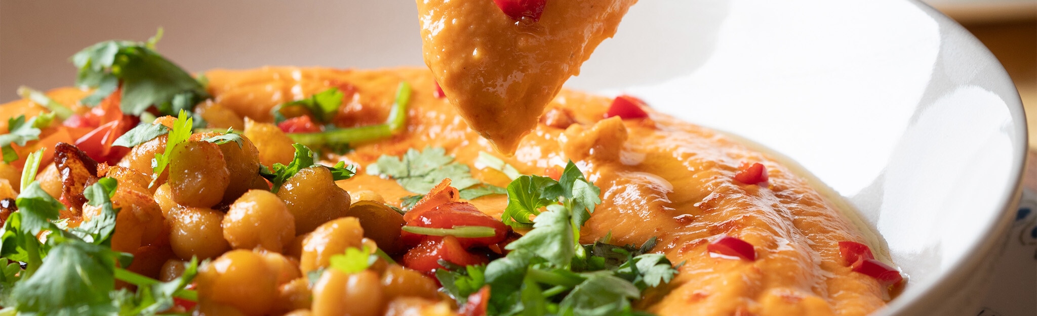 Hummus de Pimento e Jalapenhos