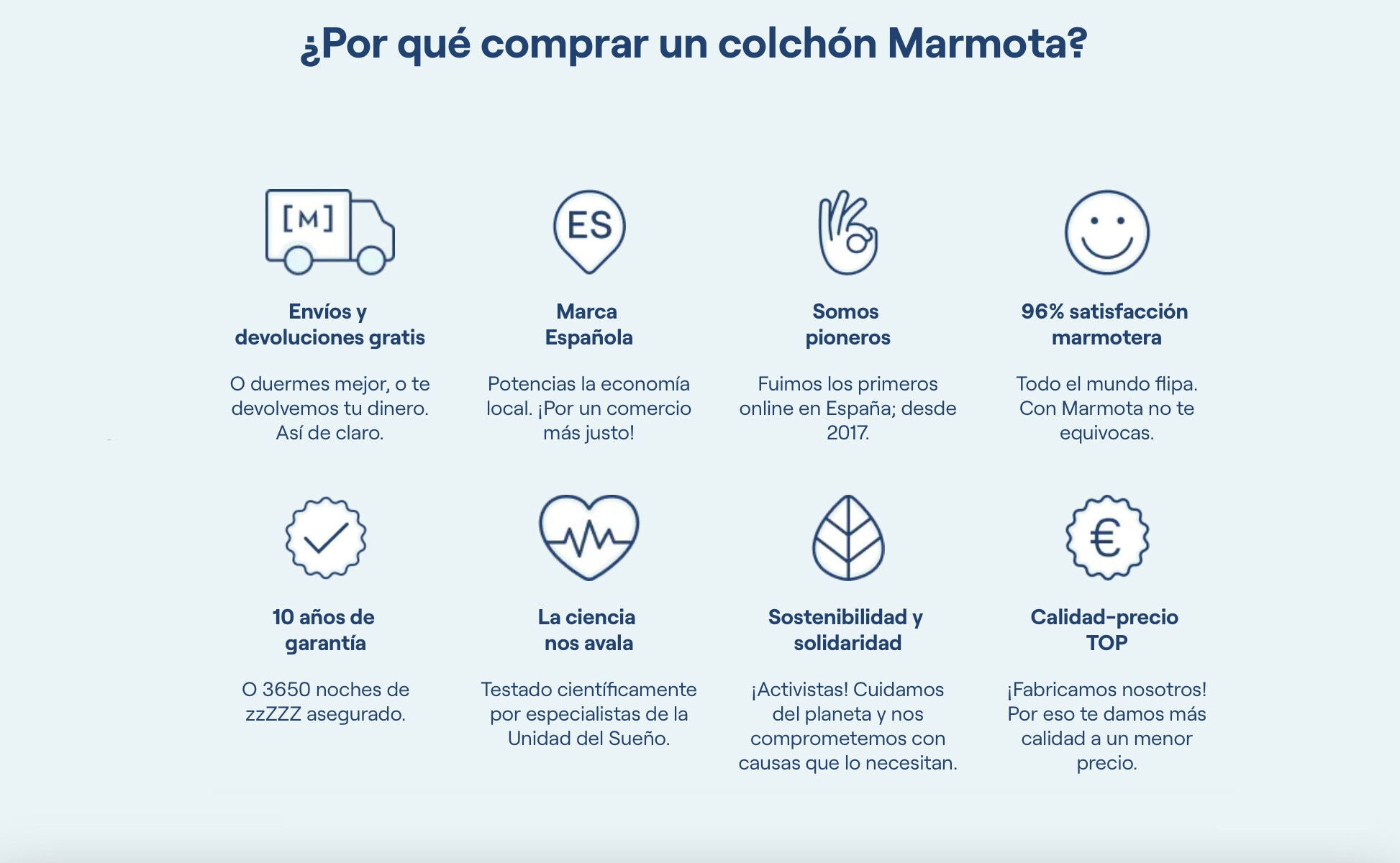MARMOTA · Beneficios