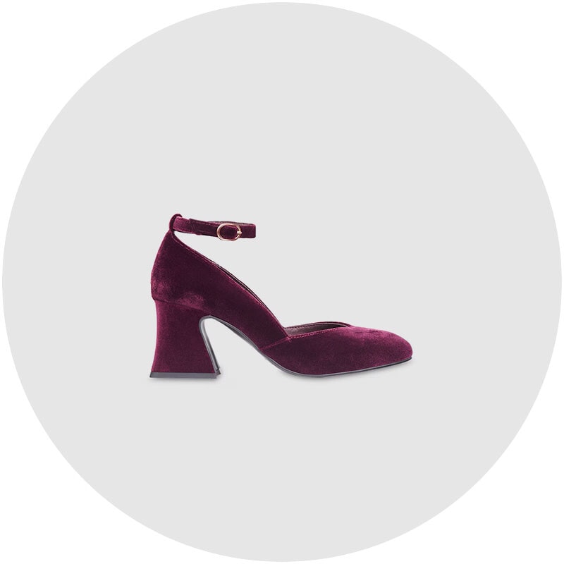 Zapatos burdeos