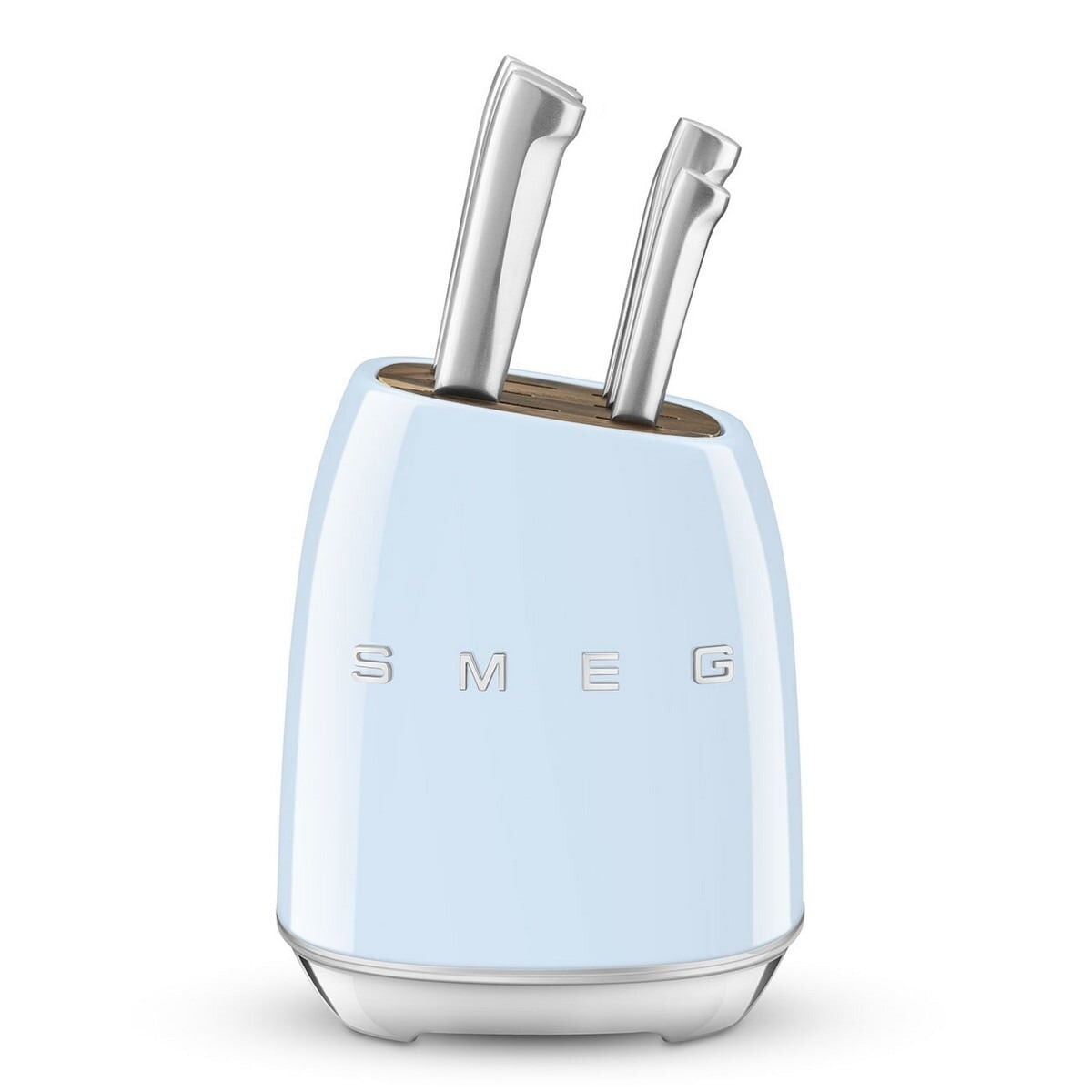 Smeg bloco de facas azul céu 