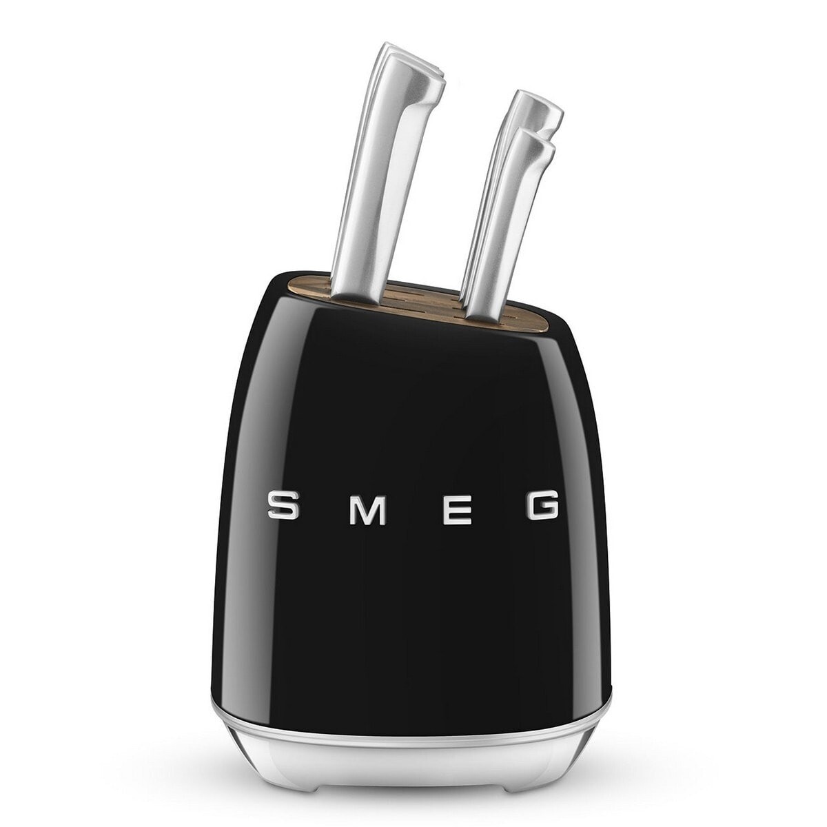 Smeg bloco de facas preto 