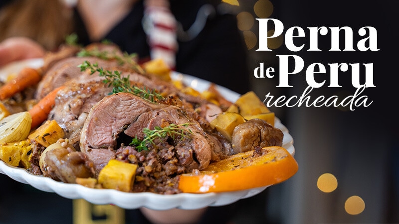 Perna de Peru Recheada