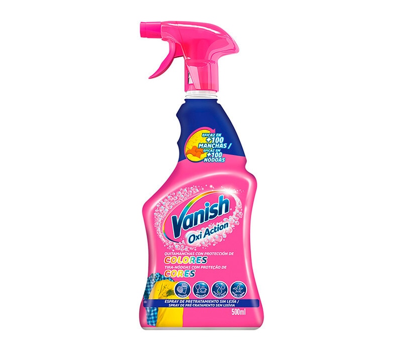 Vanish Oxi Tira Nódoas em Spray do Dia a Dia 4 em 1 embalagem 500 ml