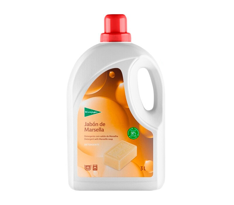 El Corte Inglés Detergente Liquido para Máquina de Roupa Concentrado Marsella embalagem 46 doses