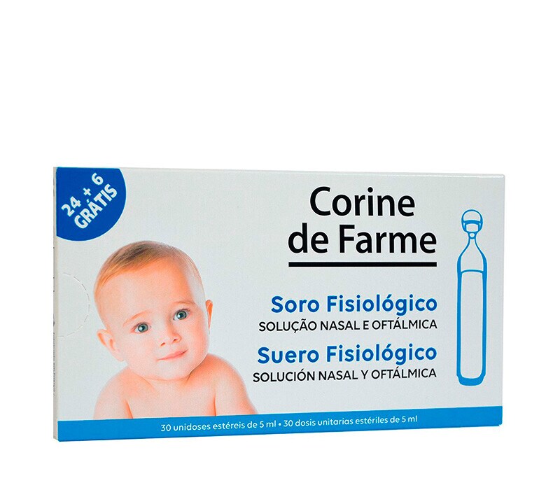 Corine de Farme Soro Fisiológico Pack 30 embalagem 5 ml