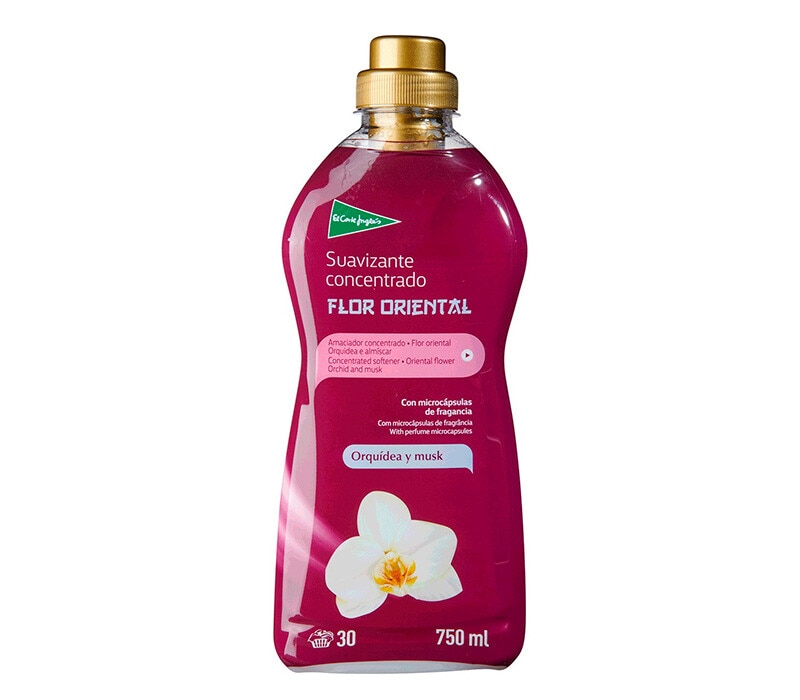 El Corte Inglés Amaciador para a Roupa Flor Oriental Concentrado embalagem 30 doses