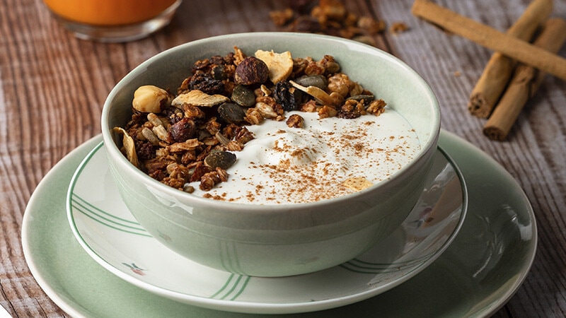 Granola Caseira de Maçã e Canela