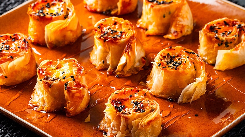 Rolinhos de Feta