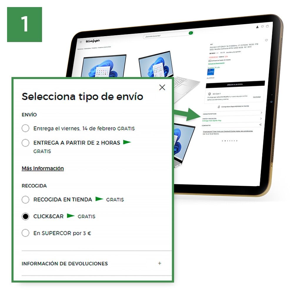Click and Car · Paso 1