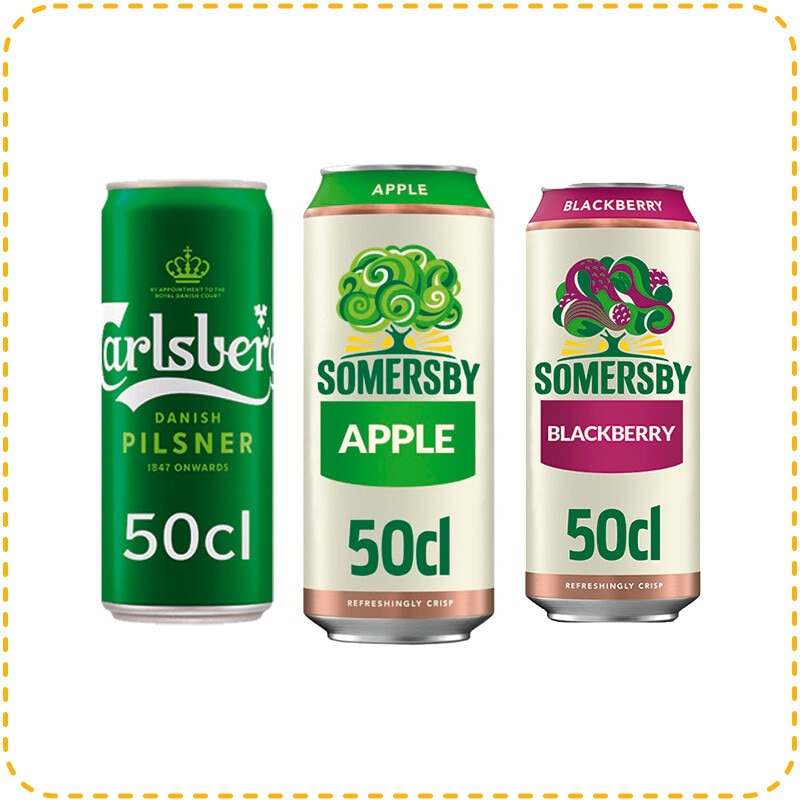 Somersby e Carlsberg