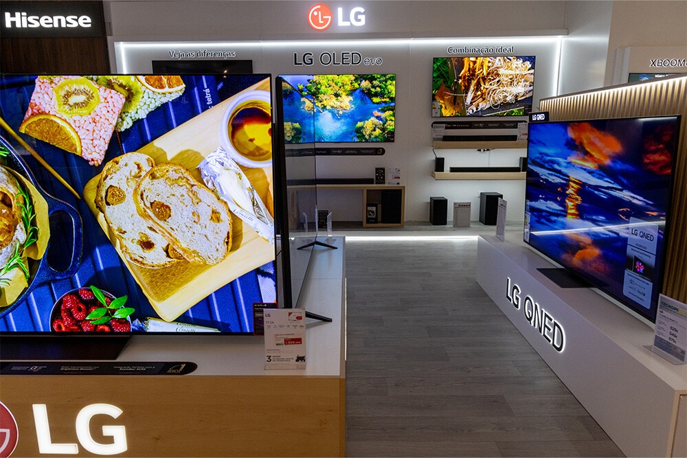 Bem-vindo ao novo piso de Tecnologia e Eletrodomésticos