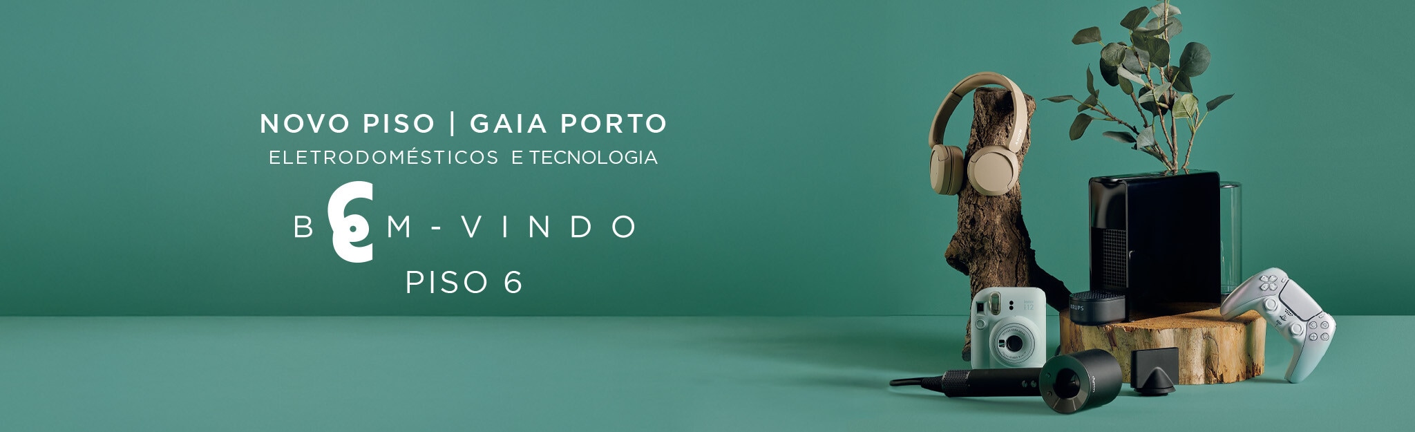 Bem-vindo ao novo piso de Tecnologia e Eletrodomésticos
