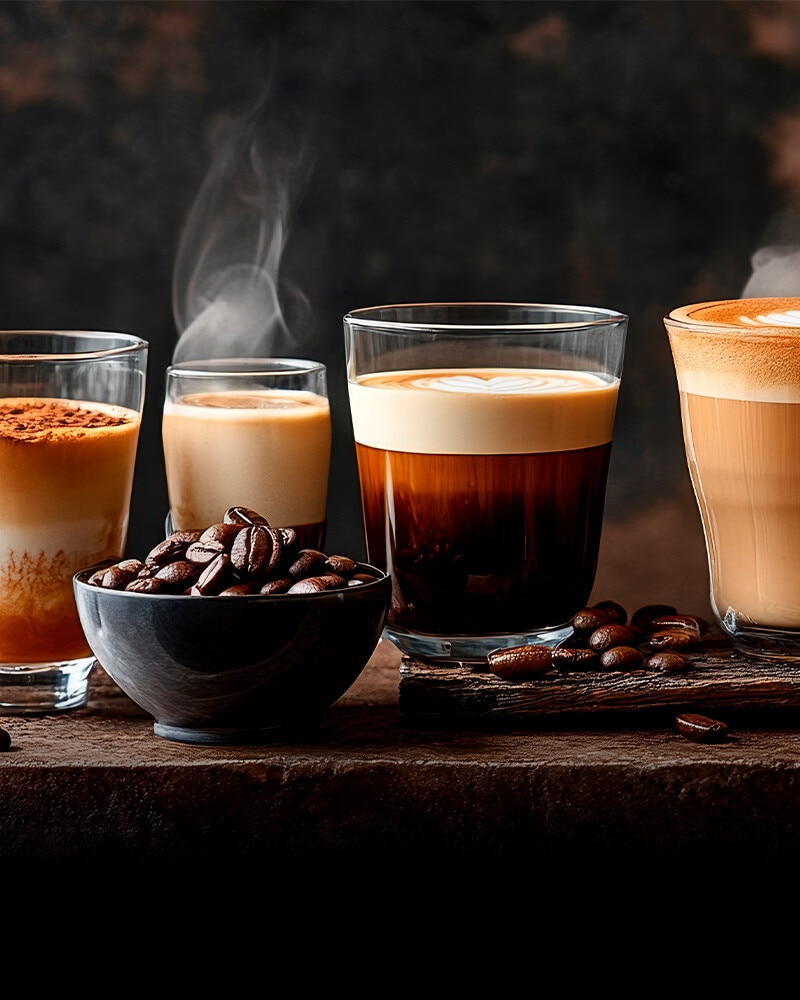 Crea bebidas perfectas, como un verdadero barista. Haz de cada taza una obra maestra