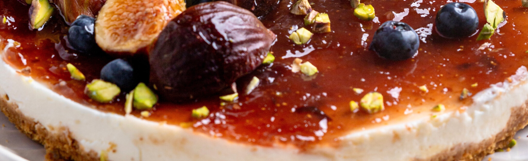 Cheesecake de Mel e Figos