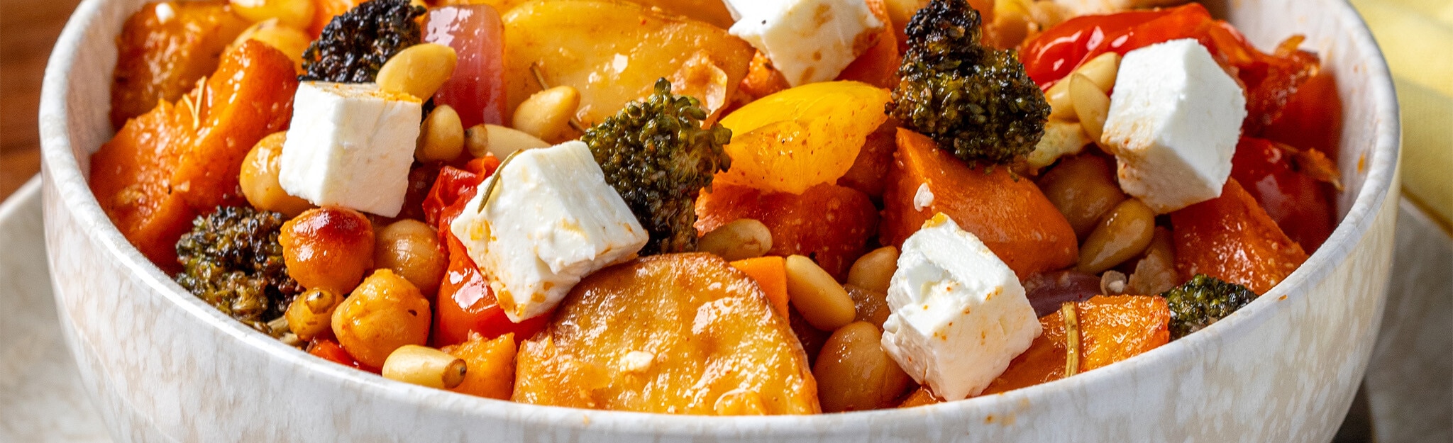 Bowl de Grão e Legumes no Forno
