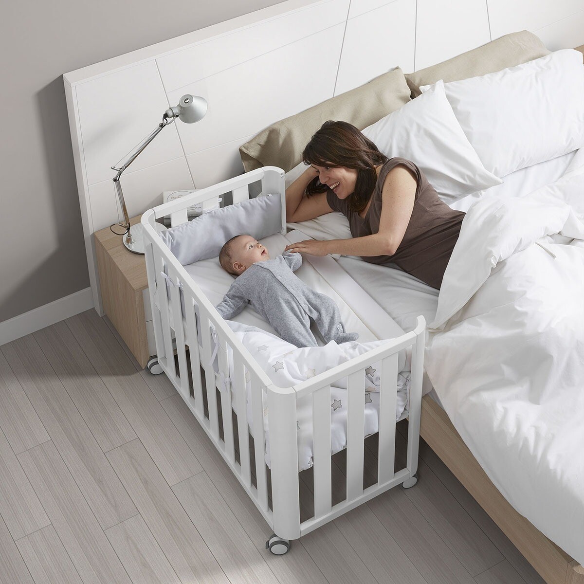 Imagem 0 de Mini-Berço de Co-Sleeping Doco Sleeping de Madeira 50x90 cm - Branco