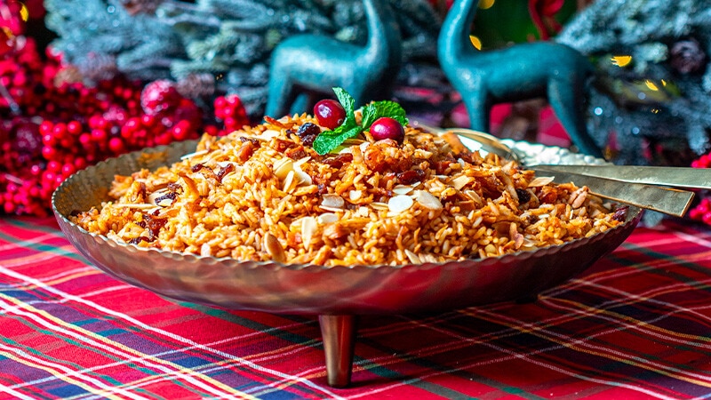 Arroz de Peru no Forno