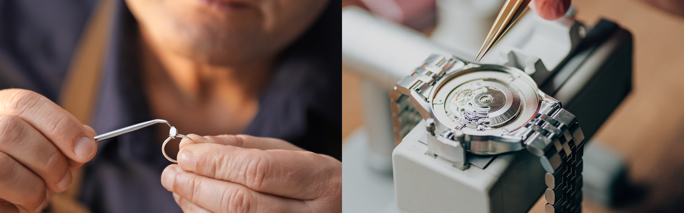 SERVICIOS · Joyería y relojes