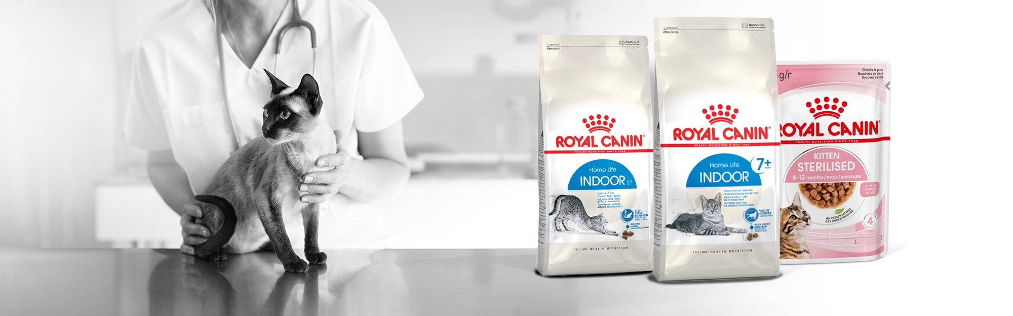 Nutrición Royal Canin específica según el estilo de vida de tu gato