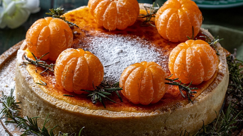 Cheesecake de Tangerina