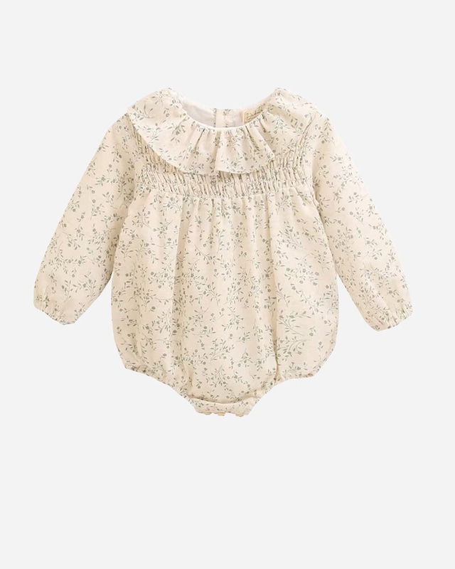 Macacão Curto para Bebé com Estampado Floral