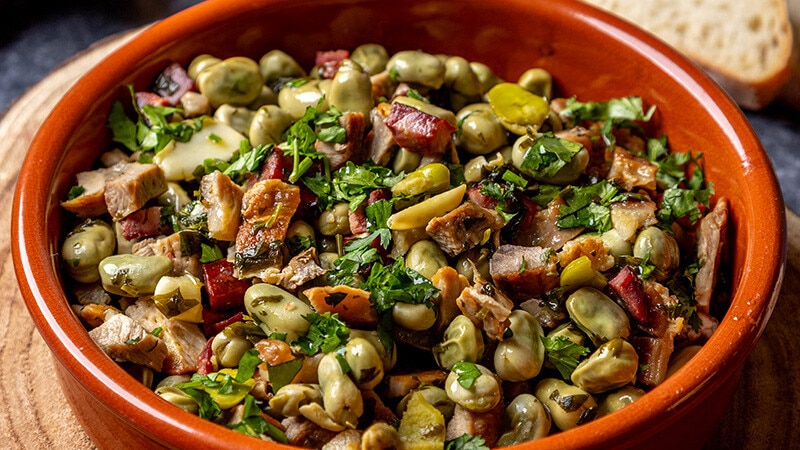 Favas de Coentrada