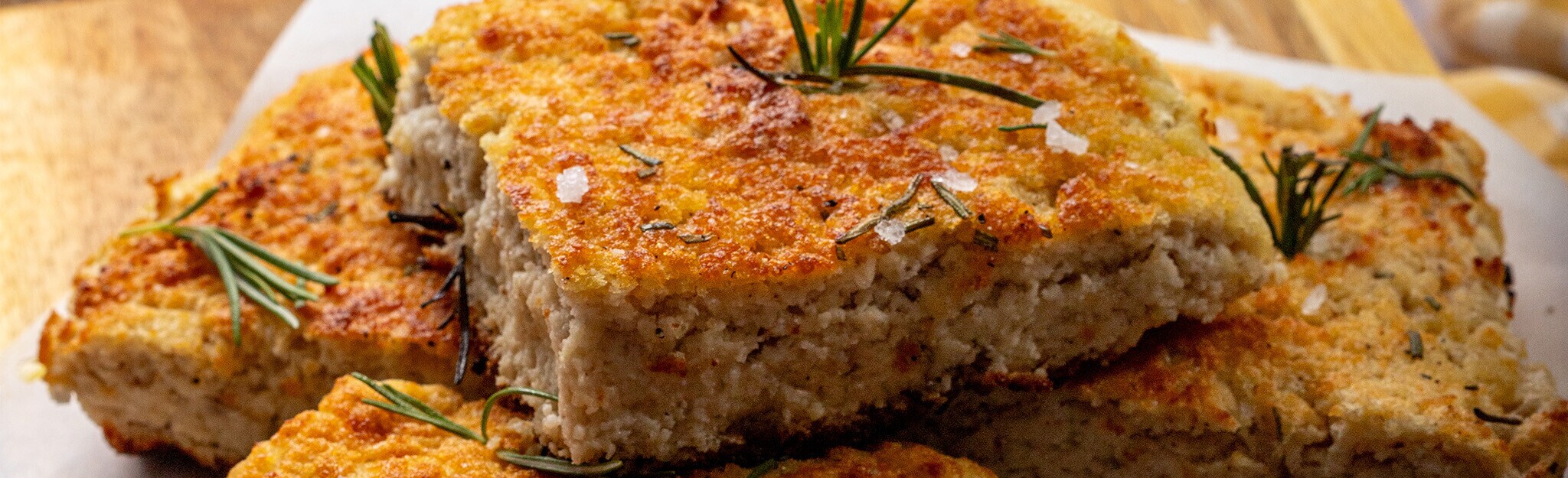 Focaccia de Farinha de Amêndoa e Alecrim