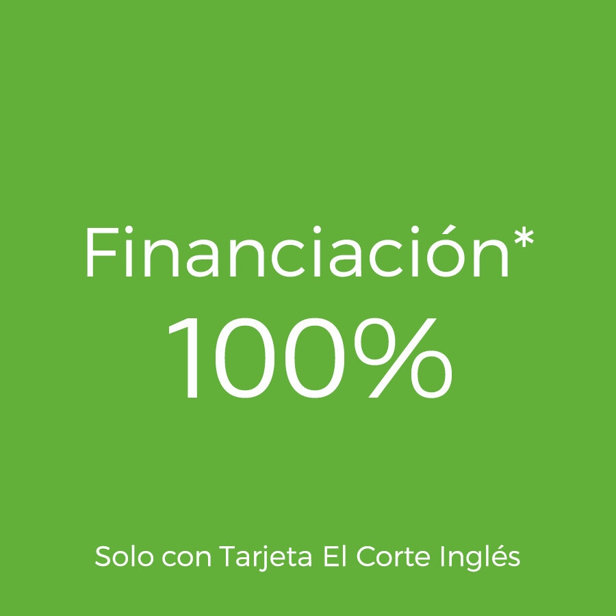 Financiación* 100% con Tarjeta El Corte Inglés. 